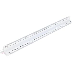 Produktbild für Dreikantmaßstab M+R 716300010 Kunststoff, 30cm