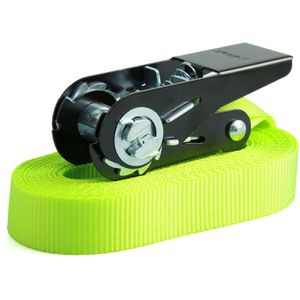 Produktbild für Spanngurt Sandax 308, grün, mit Ratsche