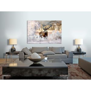 Produktbild für Wandbild Artgeist Hirsch im Winter
