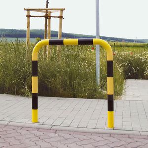 Produktbild für Rammschutzbügel Moravia aus verzinktem Stahl, Außenbereich