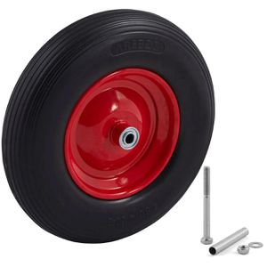 Schubkarrenrad Arebos 4.80/4.00-8, pannensicher Vollgummi