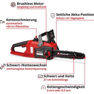 Produktbild für Kettensäge Einhell FORTEXXA 18/30, 4600010, Akku
