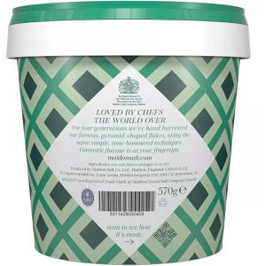 Produktbild für Salz Maldon Sea Salt Flakes, im Eimer