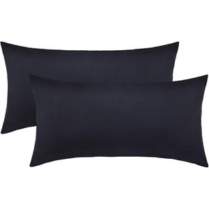 Kissenbezug NatureMark Jersey, schwarz