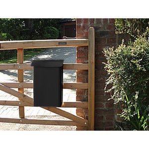 Produktbild für Briefkasten SafePost 14010 ScanPro 14, schwarz, aus Stahl