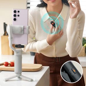 Produktbild für Mikrofon Hohem MIC-01 1TX + 1RX, schwarz