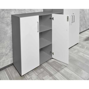Produktbild für Aktenschrank Hammerbacher Serie 9 Advanced, aus Holz