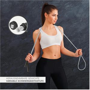 Produktbild für Springseil Sport-Tec Skip Rope, Stahlseil