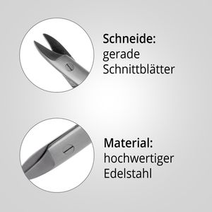 Produktbild für Nagelschere May SC-0051, extra stark, Edelstahl