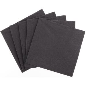 Produktbild für Servietten Papstar Daily Collection, schwarz
