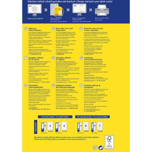 Produktbild für Rückenschilder Zweckform L4761REV-20, weiß