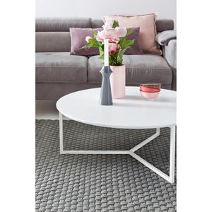 Produktbild für Couchtisch Wohnling WL5.240, aus Holz / Metall, weiß