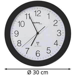 Produktbild für Wanduhr Technoline WT 8000, Kunststoff, analog, Funkuhr