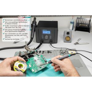 Produktbild für Lötstation QUICK QU709D+, 2in1 Reworkstation