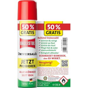 Produktbild für Multifunktionsöl Ballistol 21550 Universalöl, lebensmittelecht