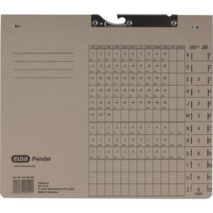 Produktbild für Pendelhefter Elba 100420897, Zweifalz, A4, grau