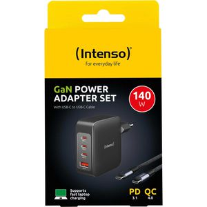 Produktbild für USB-Ladegerät Intenso GaN Power Adapter, 140 Watt