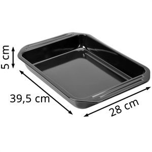 Produktbild für Auflaufform Kaiser Inspiration Grillform, schwarz, aus Emaille