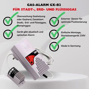 Produktbild für Gasmelder Schabus GX-B2pro