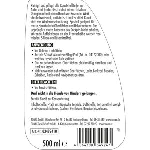 Produktbild für Cockpitspray Sonax 03492410, Orange+Rosemary