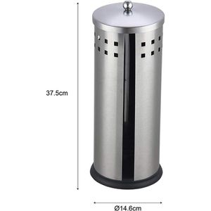 Produktbild für Toilettenpapier-Ersatzrollenhalter Axentia Bustino, 282240