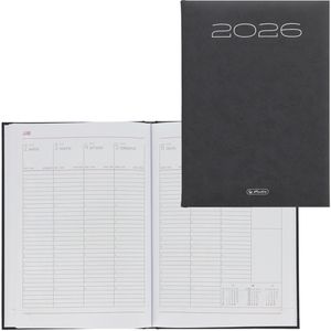 Buchkalender Herlitz 300014219 Sidney schwarz 2026
