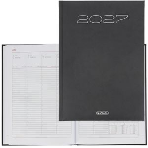 Buchkalender Herlitz 400207865, Sidney schwarz, Jahr 2027