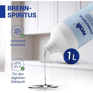 Produktbild für Spiritus Wolk Brennspiritus, 94%Vol.