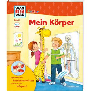 WAS-IST-WAS Spielbuch Junior, Band 7 - Mein Körper, 4-7 Jahre, Sachbuch mit Klappen