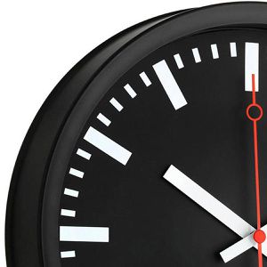 Produktbild für Wanduhr TFA 60.3513, Kunststoff, analog, Funkuhr