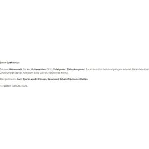 Produktbild für Spekulatius Lambertz Butter