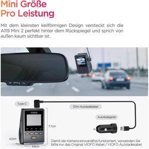 Produktbild für Dashcam VIOFO A119 Mini 2-G, Auto