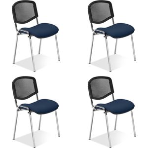 Produktbild für Besucherstuhl Nowy-Styl Iso Ergo Mesh chrom