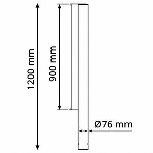 Produktbild für Absperrpfosten Schake 4072, silber, aus Edelstahl
