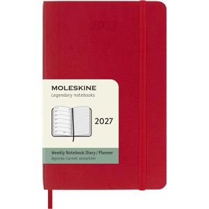 Produktbild für Taschenkalender Moleskine 927962, rot, Pocket, Jahr 2027