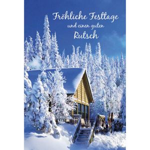 Produktbild für Weihnachtskarte Böttcher-AG Winterlandschaft