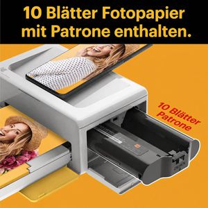 Produktbild für Fotodrucker Kodak Dock Plus, gelb, bis 10 x 15 cm