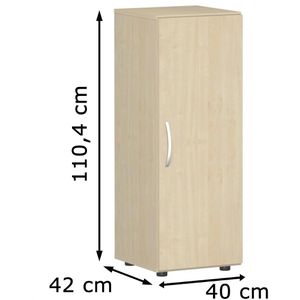 Produktbild für Aktenschrank Geramöbel Flex, aus Holz