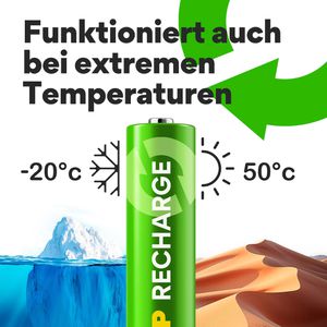 Produktbild für Akku GP Batteries ReCyko 1,2 V, 2100 mAh