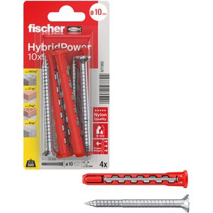 Produktbild für Schrauben-Dübel-Set Fischer 577393, HybridPower