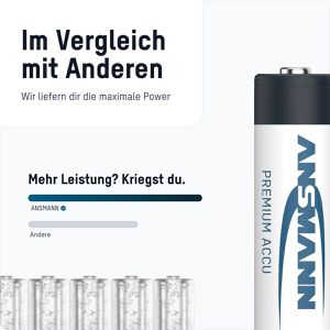 Produktbild für Akku Ansmann Premium, 1,2 V, 2650 mAh