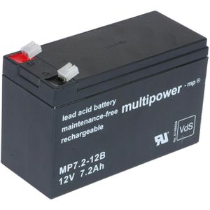 AGM-Batterie Multipower MP7,2-12B