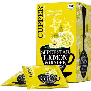 Produktbild für Tee Cupper Superstar Lemon &amp; Ginger, Früchtetee, BIO