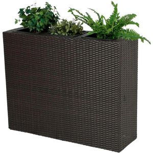 Produktbild für Pflanzkasten Garden-Pleasure Raumtrenner coffee