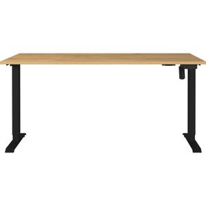 Produktbild für Schreibtisch Germania Profi 3.0, 8024-582, eiche / schwarz