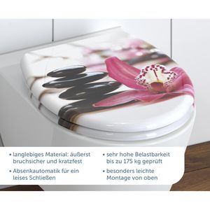 Produktbild für WC-Sitz Schütte Wellyness 82376, oval, aus Duroplast