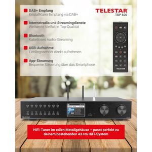 Produktbild für DAB-Tuner Telestar Top 500 DAB+