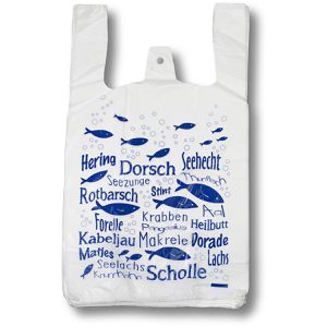 Produktbild für Plastiktüten dm-folien Fische, transparent