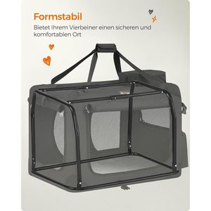 Produktbild für Tiertransportbox Feandrea Gr. L, aus Stoff