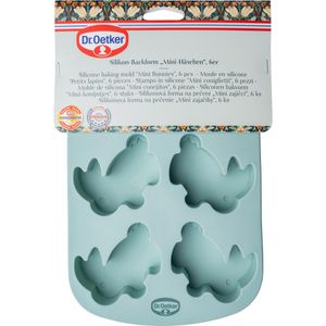 Produktbild für Backform Dr.Oetker-Küchenhelfer Mini-Häschen, aus Silikon